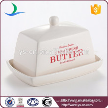 Kitchen Decorative Ceramic Butter Dish and Lid Cover